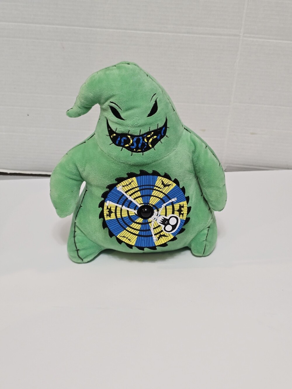 Disney Nightmare Before Christmas Animated Musical Oogie Plush Spin front